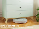 4 Drawer Storage Cabinet, Chest of Drawers for Bedroom Living Room, Light Green and Oak T3398P554115
