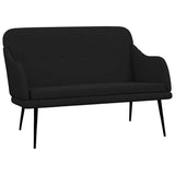 Bench Black 110x76x80 cm Fabric 351485