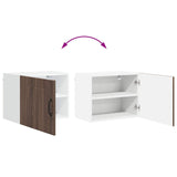 Wall Cabinet LUCCA Brown Oak 50 x 31 x 40 cm Engineered Wood 884908