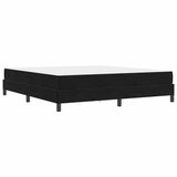 Box Spring Bed with Mattress Black 180 x 220 cm Fabric 3398805
