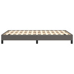 Bed Frame without Mattress Grey 120x190 cm Small Double Faux Leather 379500
