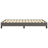Bed Frame without Mattress Grey 120x190 cm Small Double Faux Leather 379500