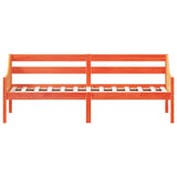 Day Bed without Mattress Wax Brown 80x200 cm Solid Wood Pine 842829