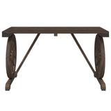 Garden Dining Set Burnt Wood Solid fir wood with a burnt look 3207140
