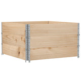 Pallet Collars 3 pcs 100x100 cm Solid Wood Pine 3295374