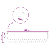 Lawn Edging 20 pcs metal 8008303