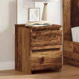 Bedside Cabinets 2 pcs Old Wood 30x30x40 cm Engineered Wood 855847