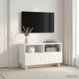 TV Stand 60 x 34.5 x 40 cm White Engineered Wood 8011459