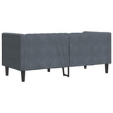 Sofa Dark Grey 174 x 74.5 x 70.5 cm Velvet 42013020