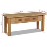 Hall Bench Solid Teak 90x30x40 cm 244486