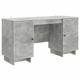 Desk Concrete Grey Engineered Wood 142.5 x 50 x 75 cm 3414570