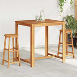 Bar Stools 2 pcs Solid Acacia Wood 44129