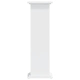 Plant Stand White 33x33x100 cm Engineered Wood 852978