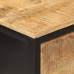 Console Table 100x35x76 cm Solid Wood Mango and Iron 358581