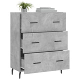 Sideboard Concrete Grey 69.5x34x90 cm Engineered Wood 827872