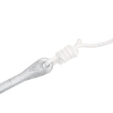 Folding Anchor with Rope Silver 3.2 kg Malleable Iron 94286