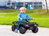12V Kids Quad Bike with Forward, Reverse Functions, Ride-On ATV w/ Music, LED, Headlights, for Ages T3398P348336