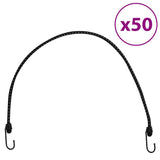 Bungee Cords with Reflective Strips and Hooks 50 pcs 88 cm 4008153