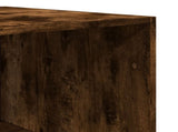 Wardrobe Smoked Oak 100x50x200 cm Engineered Wood 3307769