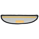 Stair Mats 30 pcs 56x17x3 cm Black Half Round 3365800
