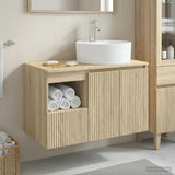 Bathroom Furniture Set 2 pcs Sonoma Oak Engineered Wood 3404076