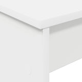 Keyboard Stand White 120 x 32 x 64 cm Engineered Wood 899487