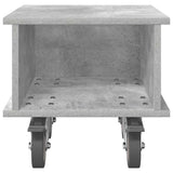 TV Stand Concrete Grey 37 x 35 x 35 cm Engineered Wood 891051