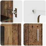 TV Cabinet Set with Shelf FLORIN 3 pcs Old Wood Engineered Wood 3397962