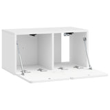 Wall-Mounted TV Cabinet High Gloss White 59.5 x 31 x 30 cm 898369