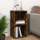 815252 Vinyl Storage Box Smoked Oak 71x34x36 cm Engineered Wood