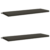2-Piece Bench Cushions SOEST 2 pcs 100% Polyester Anthracite 949389