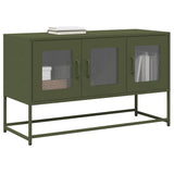 ZNTS TV Cabinet Olive Green 100.5x39x60.5 cm Cold-rolled Steel 853342