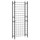 Wine Rack for 96 Bottles Black Iron 325923