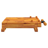 Workbench Tabletop with Vice 52x44x9,5 cm Solid Wood Acacia 353786