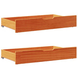 Bed frame without Mattress Wax Brown 160x200 cm Solid Wood Pine 3309034