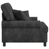 XL Armchair with Cushions Dark Grey 1.5 Lines Fabric 42043477
