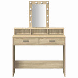 Dressing Table Brown 100 x 41 x 140 cm Engineered Wood 865174