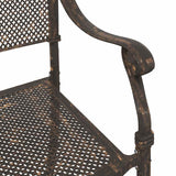 Garden Chair 2 pcs Bronze 55 x 56.5 x 91cm Aluminium 42002378