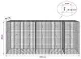 Gabion with 3.5 mm Wire and 5x5 cm Mesh 250x50x150 cm 3462359
