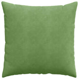 Sofa Pillows 2 pcs Light green 80 x 80 cm Corduroy Fabric 42014060