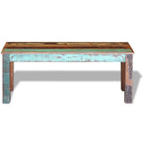 243454 Bench Solid Reclaimed Wood 110x35x45 cm