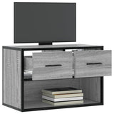 TV Cabinet Grey Sonoma 60x31x39.5 cm Engineered Wood and Metal 848912