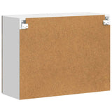 Kitchen Wall Cabinet with Glass Door Porto Smoked Oak 854092