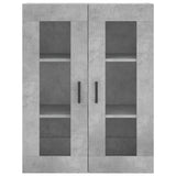 Highboard Concrete Grey 69.5x34x180 cm Engineered Wood 3198725