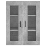 Highboard Concrete Grey 69.5x34x180 cm Engineered Wood 3198341