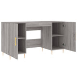 Desk Grey Sonoma 140x50x75 cm Engineered Wood 829538