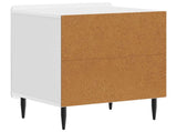 Bedside Cabinet High Gloss White 43 x 34.5 x 52 cm 894343