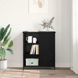Sideboard Black Oak 70 x 30 x 80 cm Engineered Wood 882811