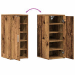 ZNTS Shoe Cabinets 2 pcs Old Wood 32x35x70 cm Engineered Wood 856705