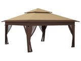 3 x 3 Pop Up Gazebo with Mosquito Netting, 1 Person Easy up Marquee Party Tent with 1-Button T3398P315964